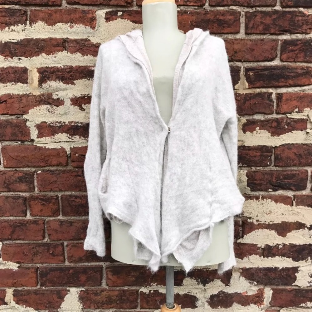 Anthropologie S Snapfront Hoodie Cardigan Sweater